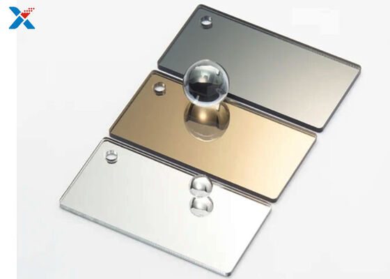 কেনা লাইটওয়েট সজ্জা জন্য পাইকারি সিলভার প্লাস্টিক এক্রাইলিক মিরর শীট online manufacture