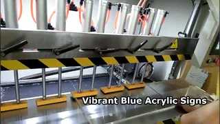 অত্যাশ্চর্য লক্ষণ জন্য নীল এক্রাইলিক শীট